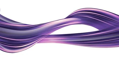 Bright purple wave Stock Illustration
