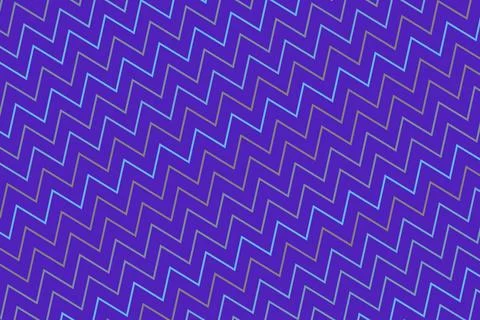 Bright purple zigzag pattern on a dark background Stock Illustration