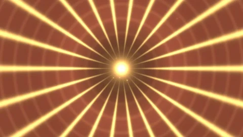 Bright radial lines form a vibrant pattern in a glowing Stock Footage 339010136