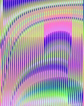 Bright rainbow abstract background with vertical lines and holographic effect. Stock Illustration