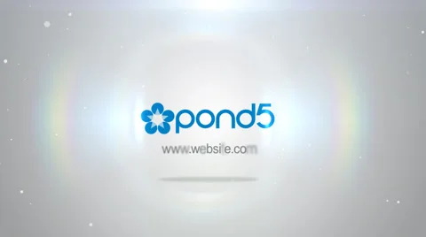 Bright Rainbow Business Corporate Logo Sting After Effects stock