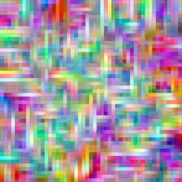 Bright rainbow colors grid matrix abstract pattern. 스톡 일러스트