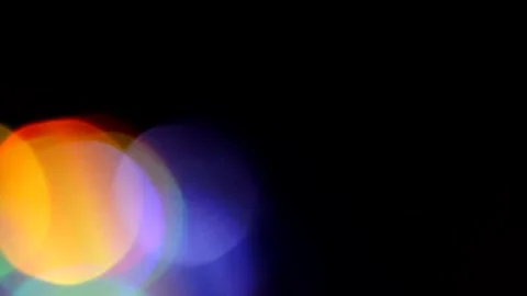 Bright rainbow lights from the left Видео 309426837