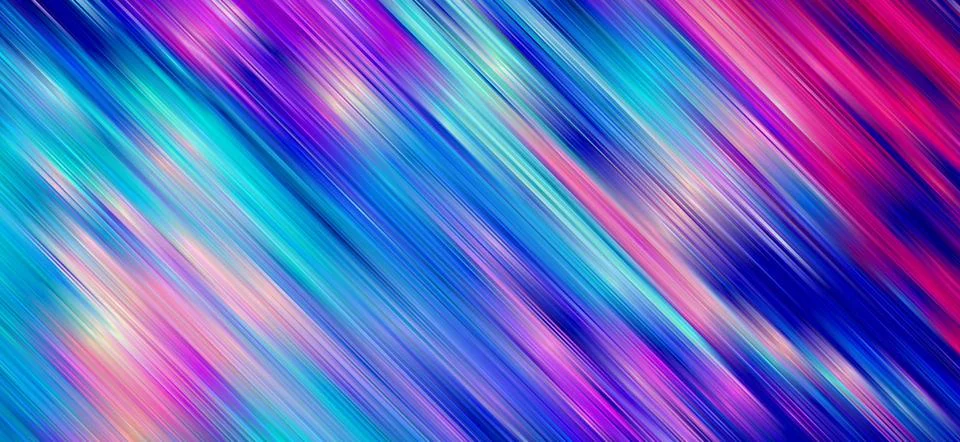 Bright rainbow lines Vibrant gradient pattern Stock Illustration
