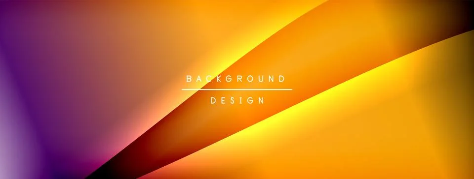 Bright rainbow style color gradient with curve round shape line background Stockillustratie