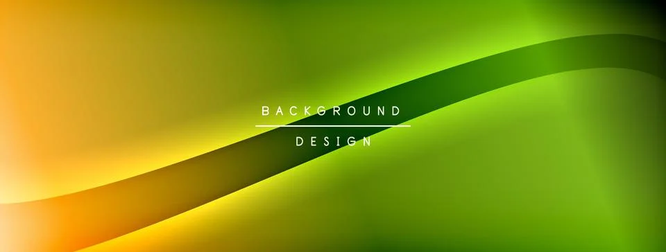 Bright rainbow style color gradient with curve round shape line background 库存插图