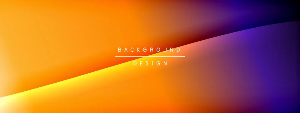 Bright rainbow style color gradient with curve round shape line background 库存插图