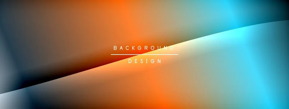Bright rainbow style color gradient with curve round shape line background イラスト素材