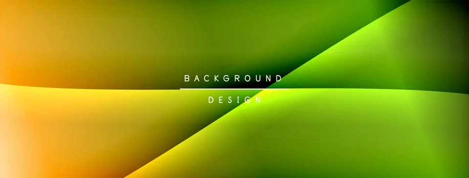 Bright rainbow style color gradient with curve round shape line background. Stock Illustration