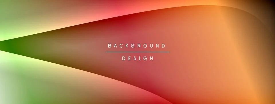 Bright rainbow style color gradient with curve round shape line background. 库存插图
