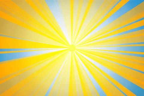 Bright ray abstract and light blue background, vector and illustration. Stock Illustration