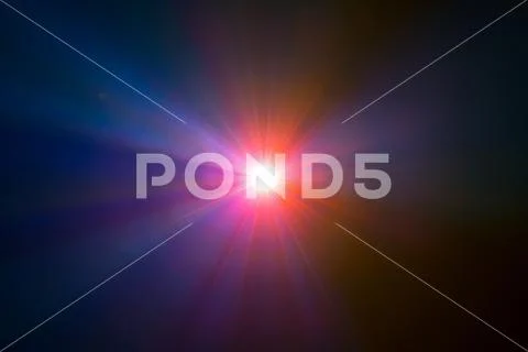 The bright ray with color linear beam Stock Photos