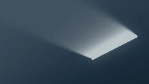 Bright ray of light falling to the surface. 3d rendering digital animation HD Stock Footage 225298525