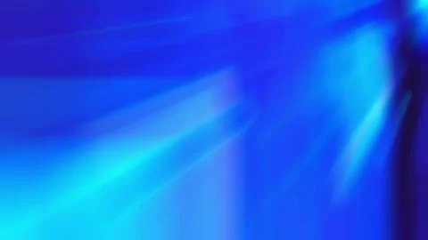 Bright rays of blue neon light glowing lines Foto stock