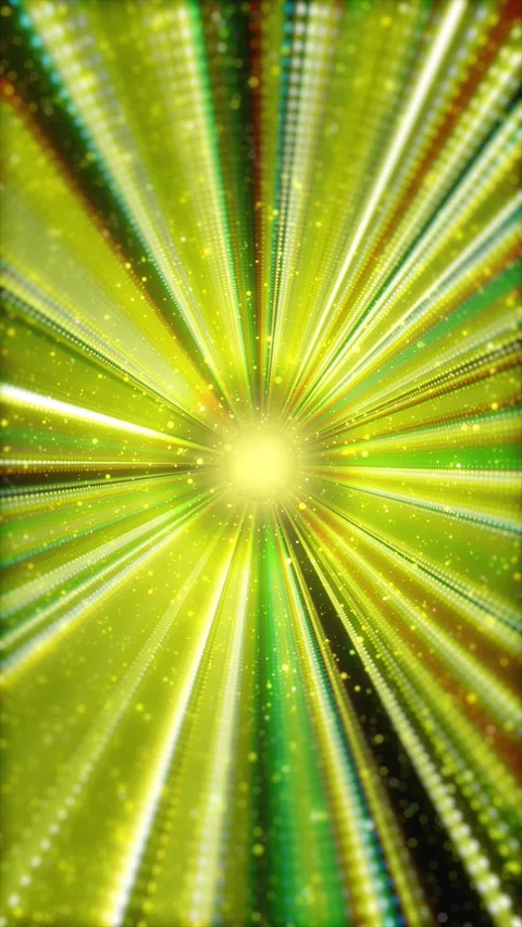 Bright rays of color move outward Stock Footage 314049791