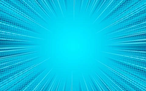 Bright rays comic background, pop art style. Vector illustration Illustrazione stock