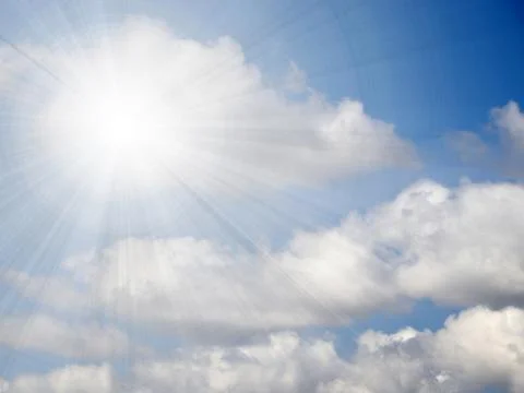 Bright rays Stock Photos