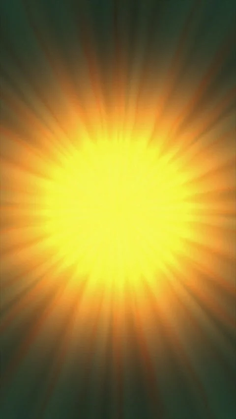 Bright rays spread from a central sunburst Stock Footage 314170019