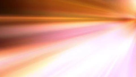 Bright rays streak across dark space with warm hues Video stock 330738904