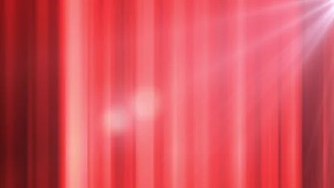 Bright red abstract background with horizontal light beams Stock Illustration