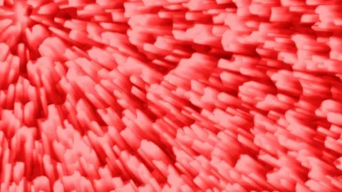 Bright red abstract pattern radiating vibrant energy and movement Stock Illustration