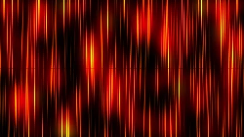 Bright red abstract wallpaper design featuring glowing yellow and orange lines Vidéo 330979343