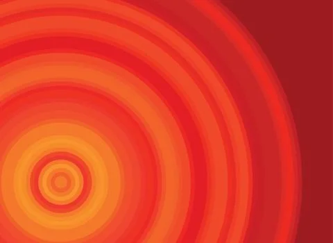 Bright red and orange vector background with a circle pattern Stock Illustration