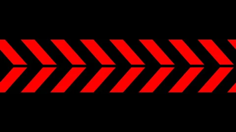 Bright red arrow on a black background moves from left to right. Stock Footage 242659316