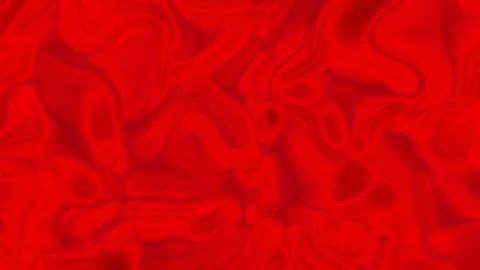 Bright red background abstract smooth  flows organic, copy space hd, swirls wavy Stock Footage 297342136