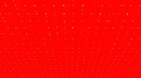 Bright red background with rows of points and moving stripes. Animation. Flowing イラスト素材