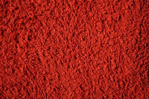Bright red background texture fabric linen carpet thread Stock Photos