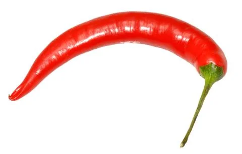 Bright Red Chilli Pepper Stock Photos