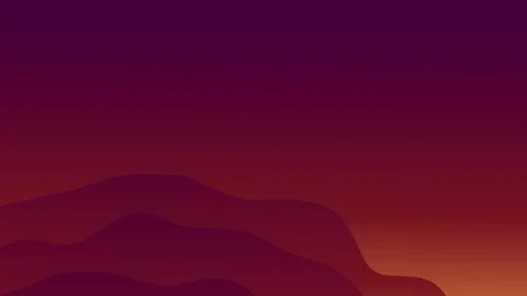 Bright red colorful solid bandy shapes abstract bg - loop video Video stock 242912131