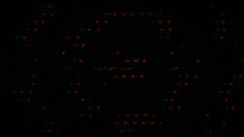 Bright red dots create a pattern on a dark background at night 스톡 일러스트