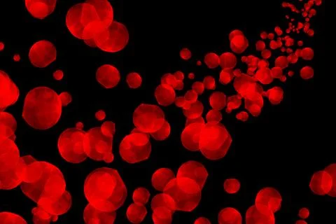 Bright red illustration on black background for design イラスト素材