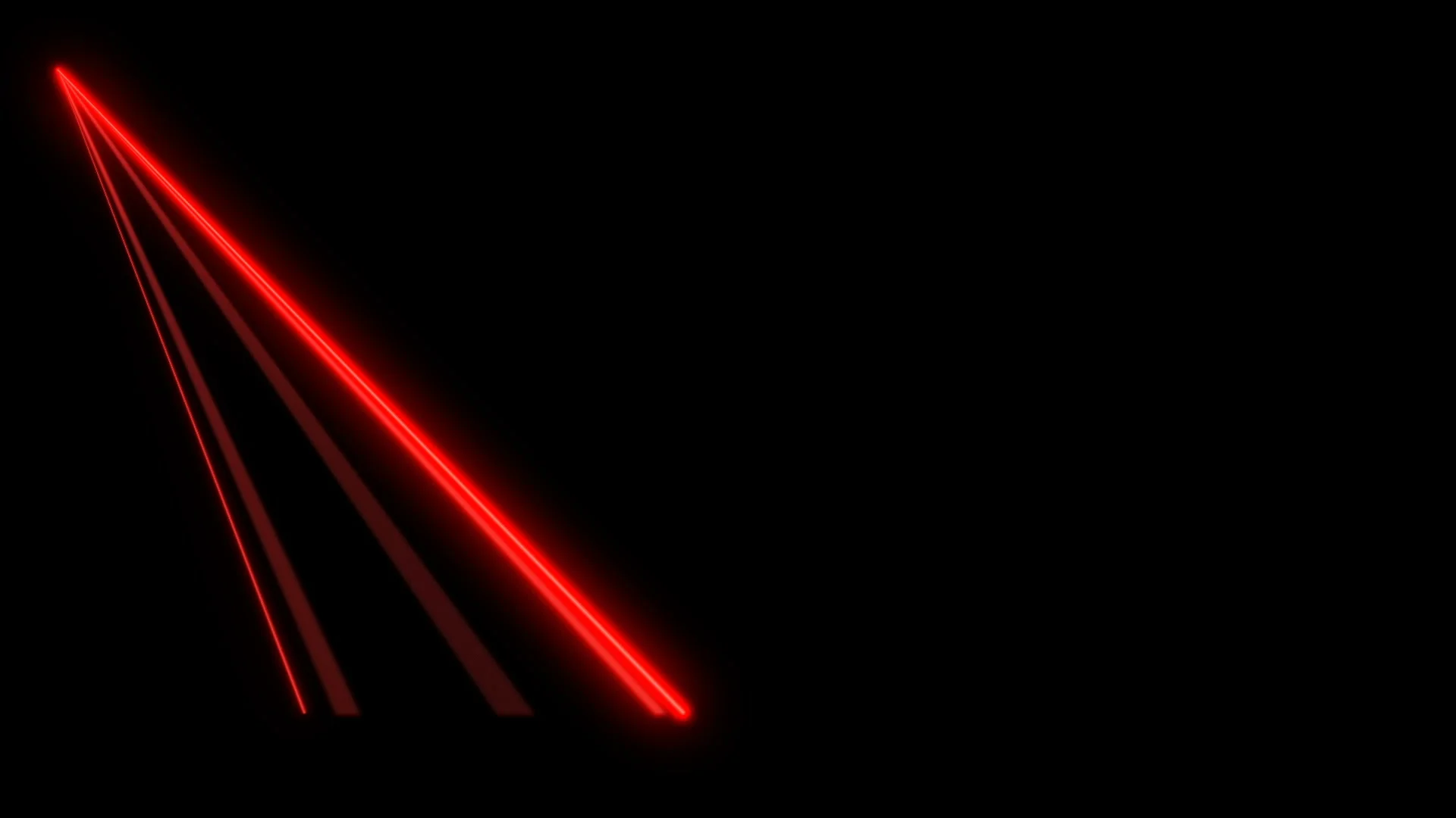 red laser beam