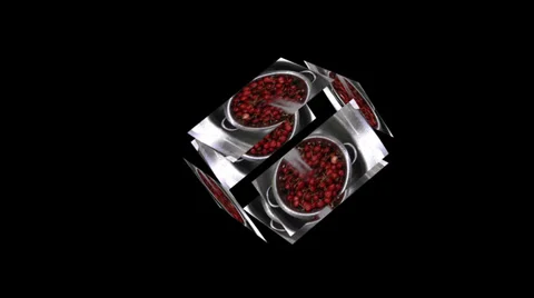 Bright red ripe fresh gathered cherries Stock Footage 39495405