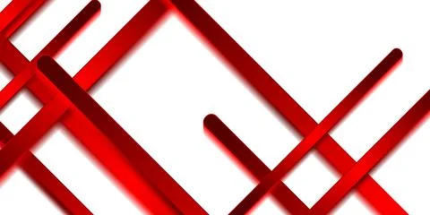Bright red stripes on white background Stock Illustration