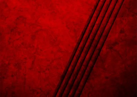 Bright red technology abstract background with grunge texture Stock Illustration