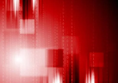 Bright red technology design Bright red technology design. Vector Copyrigh... Stock Photos