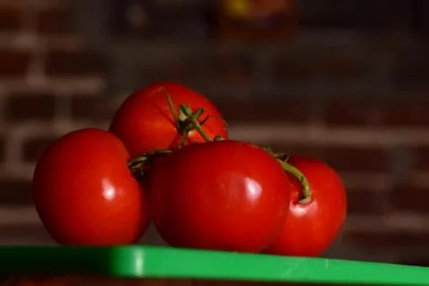 Bright Red Tomatoes Stock Photos