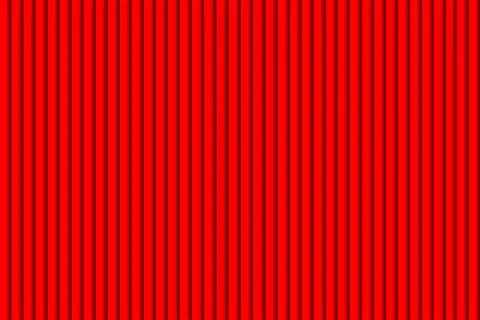 Bright red vertical line stripes forming abstract background wallpaper Stock Illustration