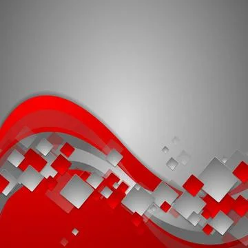 Bright red wavy tech abstract background Bright red wavy tech abstract bac... Stock Photos