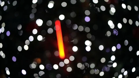 Bright red white and blue lights of New Near party Stock Footage 121417522