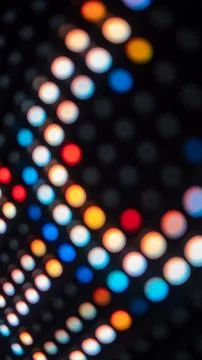 Bright RGB led elements close-up shoot with shallow depth of field Stock Photos