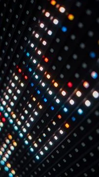 Bright RGB led elements close-up shoot with shallow depth of field Stock Photos