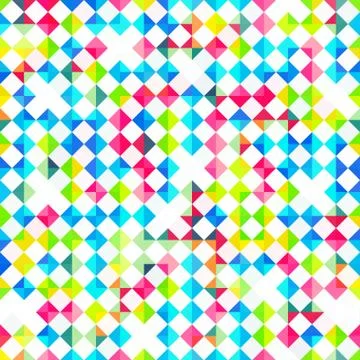 Bright rhombus seamless pattern Stock Illustration