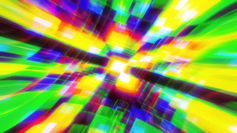 A bright saturated multi-colored background of optical transformation Stock Footage 296379083