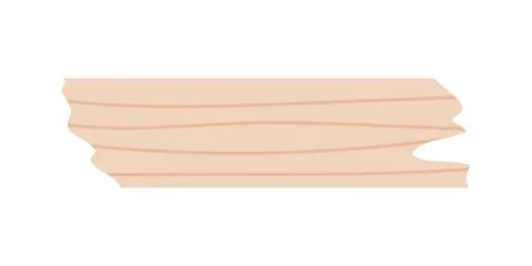 Bright scandi vector border washi tape pattern with lines. Stylized scotch tape Stock Illustration