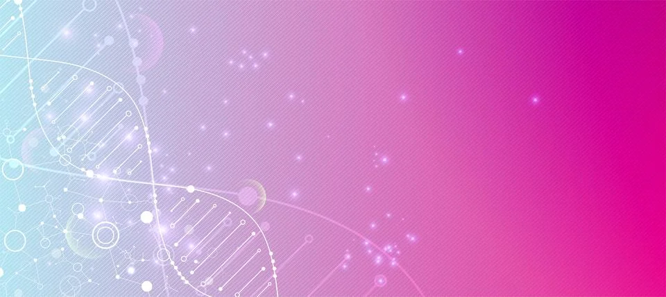 Bright scientific background. A creative idea for your business concept. DNA  스톡 일러스트